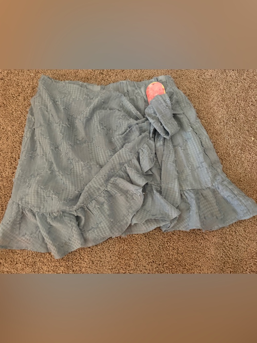 NWT Arula Blue Wrap Skirt- Sz. XL